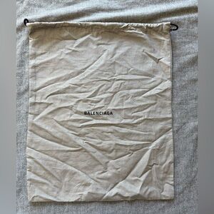 Balenciaga dust bag 13x17